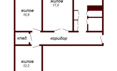 Купить 3-комнатную квартиру, Брест, ул. Орловская, д. . Фото 2