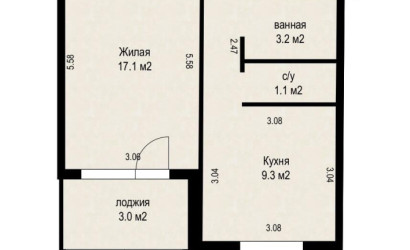 Купить 1-комнатную квартиру, Боровляны, Березовая роща ул., 99. Фото 2