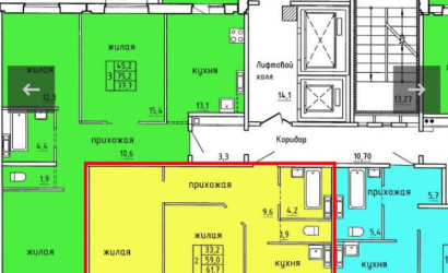 Купить 2-комнатную квартиру, Витебск, Московский, 111А. Фото 5