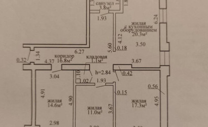 Купить 4-комнатную квартиру, Витебск, Октябрьский проезд, 11. Фото 23
