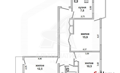 Купить 3-комнатную квартиру, Брест, Речица, ул. Адамковская. Фото 1