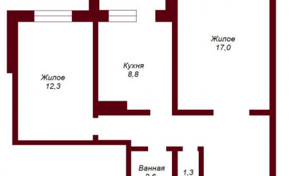 Купить 2-комнатную квартиру, Брест, ул. Вульковская, д. . Фото 8