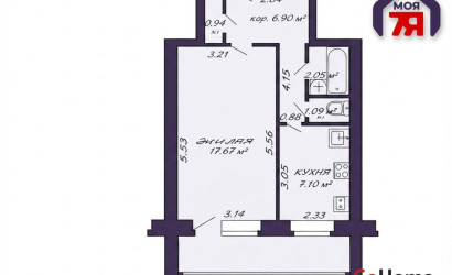 Купить 1-комнатную квартиру, Минск, Авакяна ул., 32/2 (Октябрьский район). Фото 16
