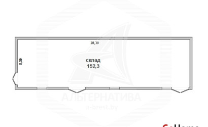 Продажа склада, Брест, Ковалево,  152.3 кв.м.. Фото 1