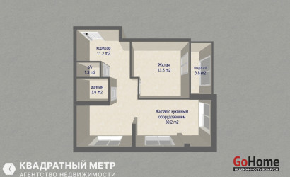 Купить 2-комнатную квартиру, Минск, ул. Туровского Кирилла, д. 14 (Первомайский район). Фото 20