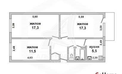 Купить 3-комнатную квартиру, Брест, Восток, пр-т Партизанский. Фото 1