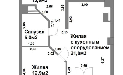 Купить 2-комнатную квартиру, Минск, Белградская ул., 1 (Октябрьский район). Фото 30