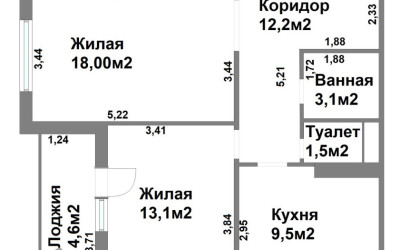 Купить 2-комнатную квартиру, Минск, Скорины ул., 41/А (Первомайский район). Фото 3