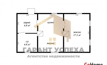 Купить дом, Стрели, Пелищенский с/с, 8.9 соток. Фото 20