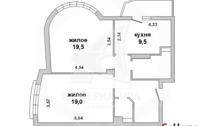 Купить 2-комнатную квартиру, Брест, Ковалево, ул. Октябрьской Революции. Фото 20