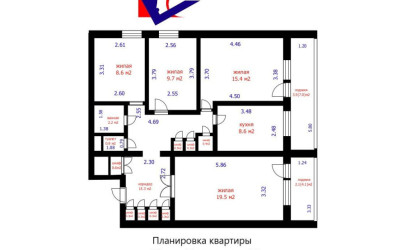 Купить 4-комнатную квартиру, Минск, Маяковского ул., 14 (Ленинский район). Фото 38