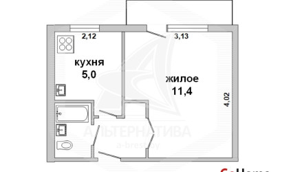Купить 1-комнатную квартиру, Брест, Восток, ул. Молодогвардейская. Фото 3