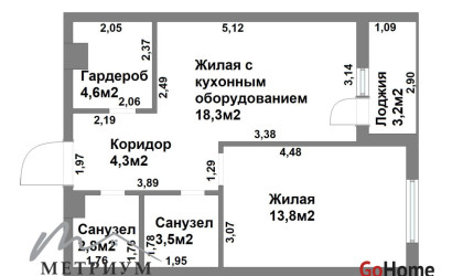 Купить 2-комнатную квартиру, Копище, Николая Камова ул., 1. Фото 3
