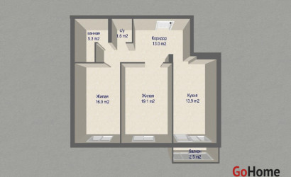 Купить 2-комнатную квартиру, Минск, Независимости просп., 168/3 (Первомайский район). Фото 19