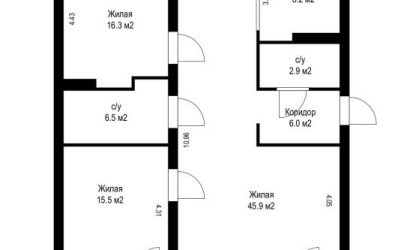 Купить 3-комнатную квартиру, Минск, Купалы ул., 7 (Ленинский район). Фото 34
