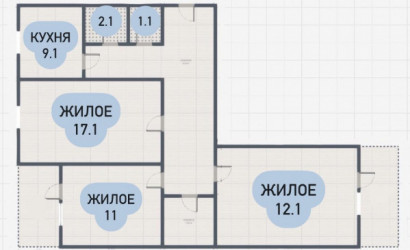 Купить 3-комнатную квартиру, Брест, Сябровская ул.. Фото 2