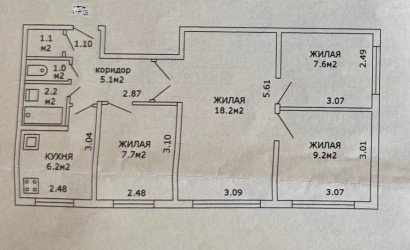 Купить 4-комнатную квартиру, Минск, Ангарская ул., 10/2(Заводской район). Фото 25