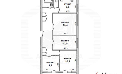 Купить 4-комнатную квартиру, Брест, Центр, б-р Космонавтов. Фото 1