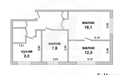 Купить 3-комнатную квартиру, Чернавчицы, , . Фото 1
