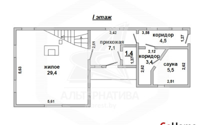 Купить дом, Залузье, Жабинковский с/с, 33.41 соток. Фото 1