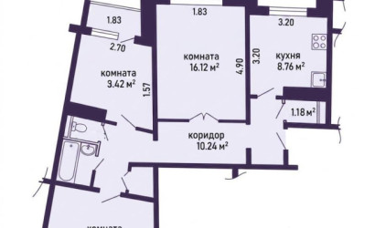 Купить 3-комнатную квартиру, Минск, Горовца ул., 20/1(Ленинский район). Фото 18