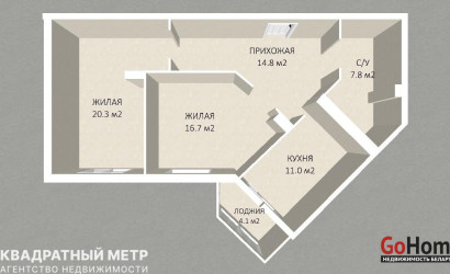 Купить 2-комнатную квартиру, Минск, Монюшко ул., 22 (Ленинский район). Фото 44
