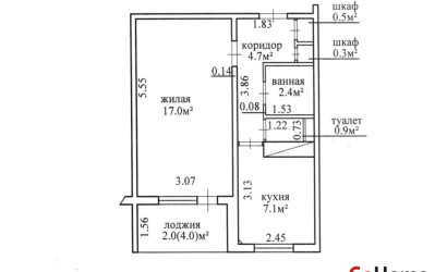 Купить 1-комнатную квартиру, Минск, просп. Рокоссовского, д. 156 (Ленинский район). Фото 17