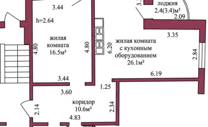 Купить 2-комнатную квартиру, Гродно, Старомалыщинская, 118. Фото 15