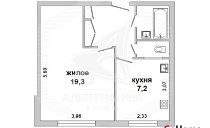 Купить 1-комнатную квартиру, Брест, Центр, ул. Малая. Фото 1
