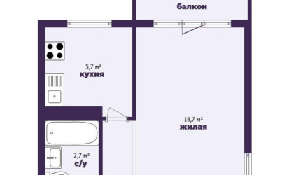 Купить 1-комнатную квартиру, Минск, Клумова пер., 7 (Партизанский район). Фото 12