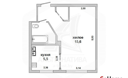 Купить 1-комнатную квартиру, Брест, Центр, ул. Дзержинского. Фото 14