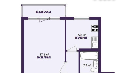 Купить 1-комнатную квартиру, Минск, Седых ул., 4 (Первомайский район). Фото 14