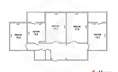 Купить 4-комнатную квартиру, Брест, Ковалево, ул. Суворова. Фото 7