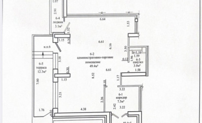 Аренда торгового помещения, Минск, Игоря Лученка, 9,  77.5 кв.м.. Фото 13