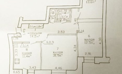 Купить 3-комнатную квартиру, Жодино, 40 Лет Октября ул., 19. Фото 18