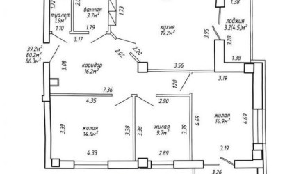 Купить 4-комнатную квартиру, Минск, Победителей просп., 135/В(Центральный район). Фото 49