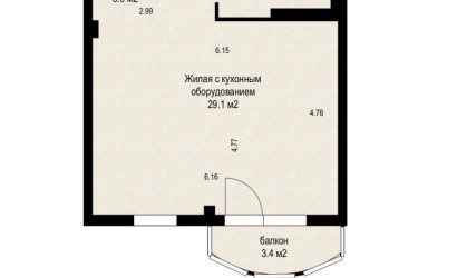 Купить 1-комнатную квартиру, Минск, Дзержинского просп., 92 (Московский район). Фото 14