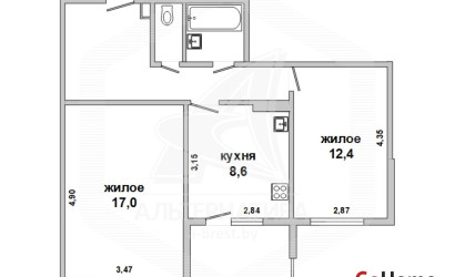 Купить 2-комнатную квартиру, Брест, Березовка, ул. Мошенского. Фото 14