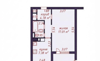 Купить 1-комнатную квартиру, Минск, Шишкина ул., 20/4 (Заводской район). Фото 17