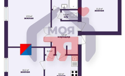 Купить 3-комнатную квартиру, Куренец, Партизанская ул.. Фото 13