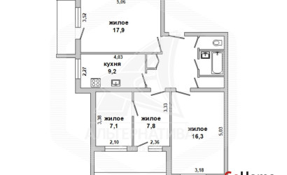 Купить 4-комнатную квартиру, Брест, Центр, ул. Карла Маркса. Фото 1