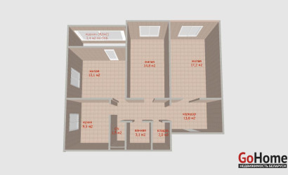Купить 3-комнатную квартиру, Минск, Разинская ул., 62 (Московский район). Фото 2