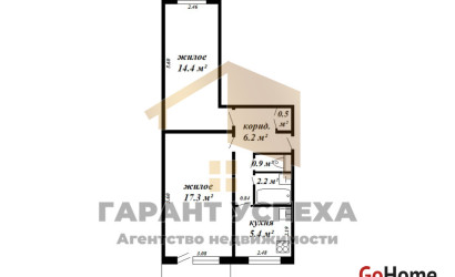 Купить 2-комнатную квартиру, Брест, ул. Московская, д. . Фото 18