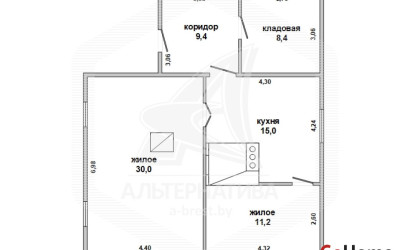 Купить дом в деревне, Деменичи, Хмелевский с/с, 25 соток. Фото 10