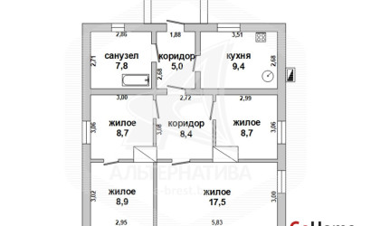 Купить дом, Батчи, Батчинский с/с, 18 соток. Фото 1