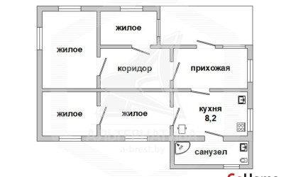 Купить дом, Кобрин, г. Кобрин, 5.99 соток. Фото 1