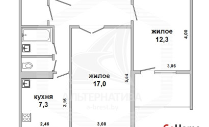 Купить 2-комнатную квартиру, Брест, Восток, ул. Орловская. Фото 5