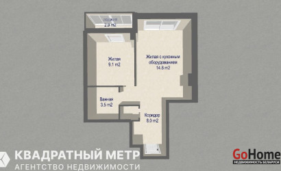 Купить 2-комнатную квартиру, Минск, Савицкого ул., 4 (Октябрьский район). Фото 31