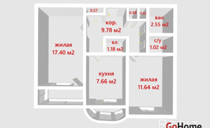Купить 2-комнатную квартиру, Минск, Танка ул., 30/2 (Центральный район). Фото 20