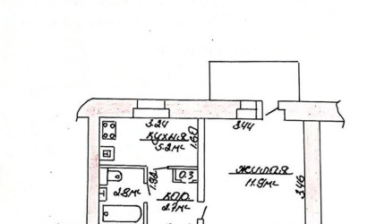 Купить 1-комнатную квартиру, Борисов, Чаловской ул., 45. Фото 12